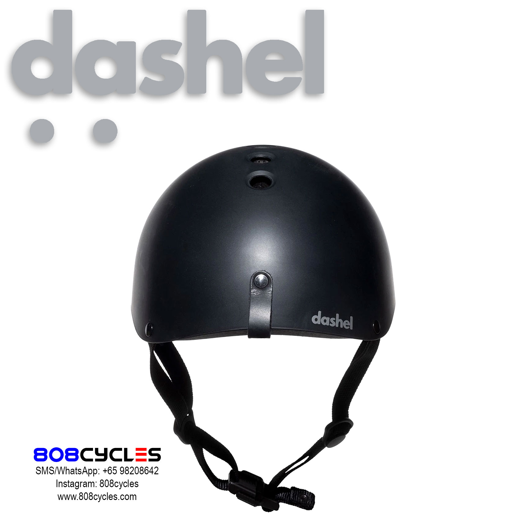Dashel Urban Cycle Helmet - Black - Image 5