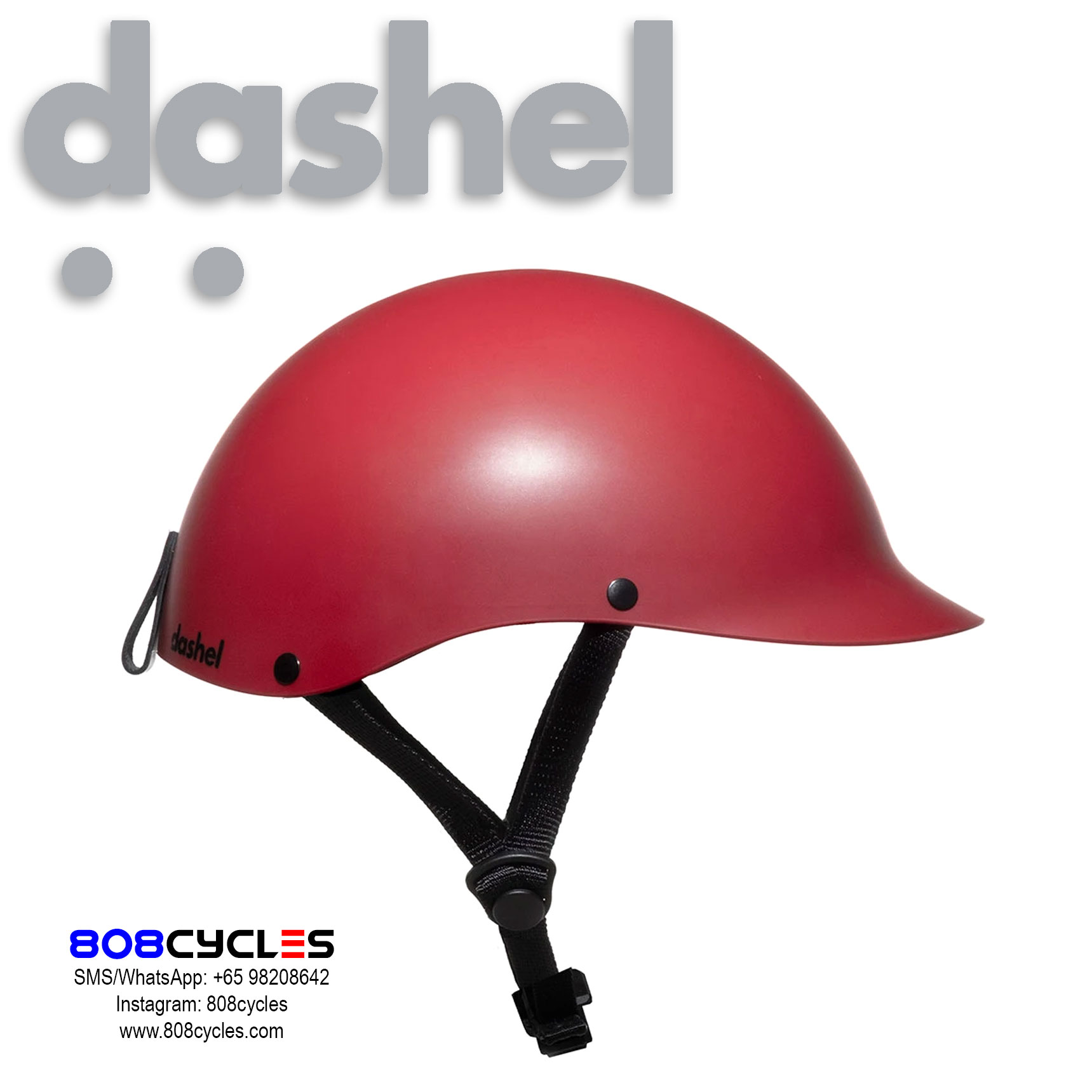 Dashel Urban Cycle Helmet - Red