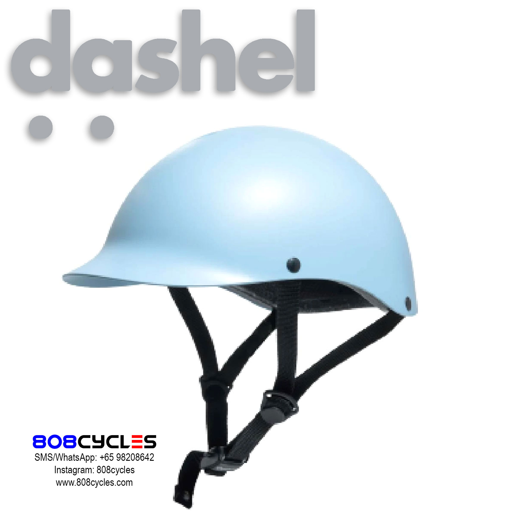 Dashel Urban Cycle Helmet - Sky Blue - Image 3