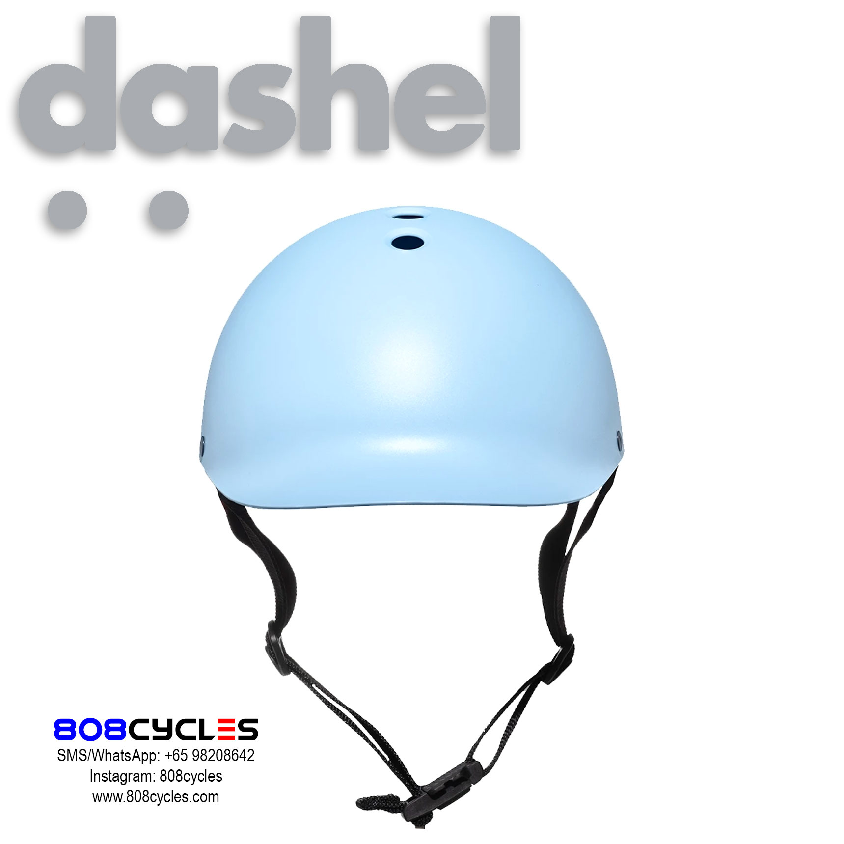 Dashel Urban Cycle Helmet - Sky Blue - Image 4