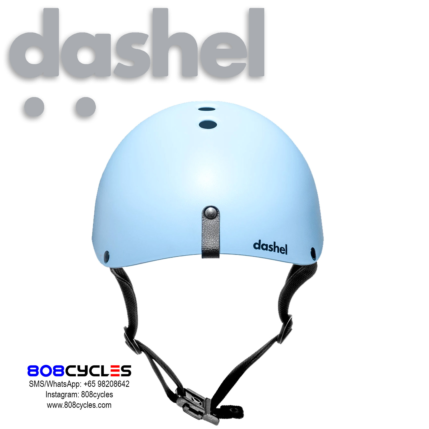 Dashel Urban Cycle Helmet - Sky Blue - Image 5