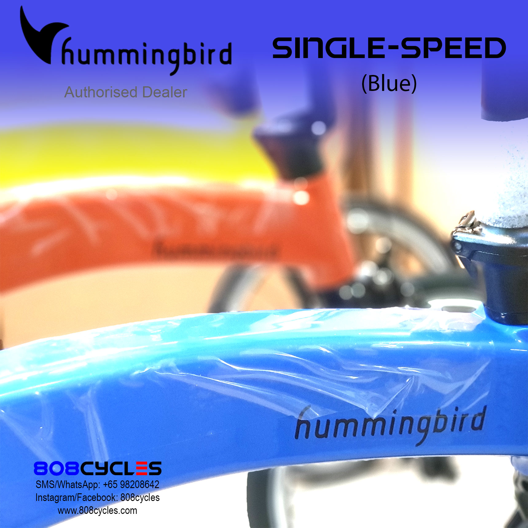 Hummingbird - 1-speed - Blue - Image 2