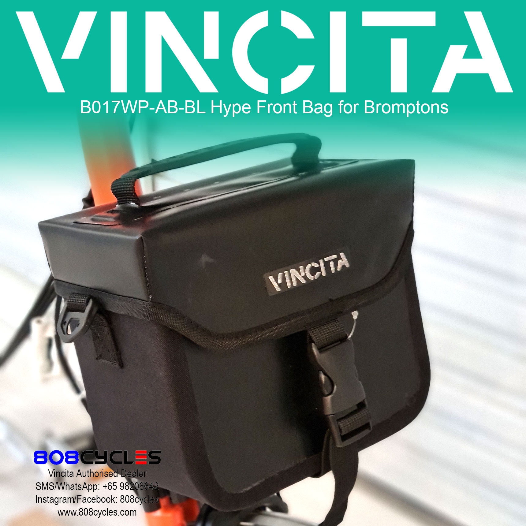 VINCITA Brompton 用バッグ Vincita-B012BX-14-Grey.jpg?fit