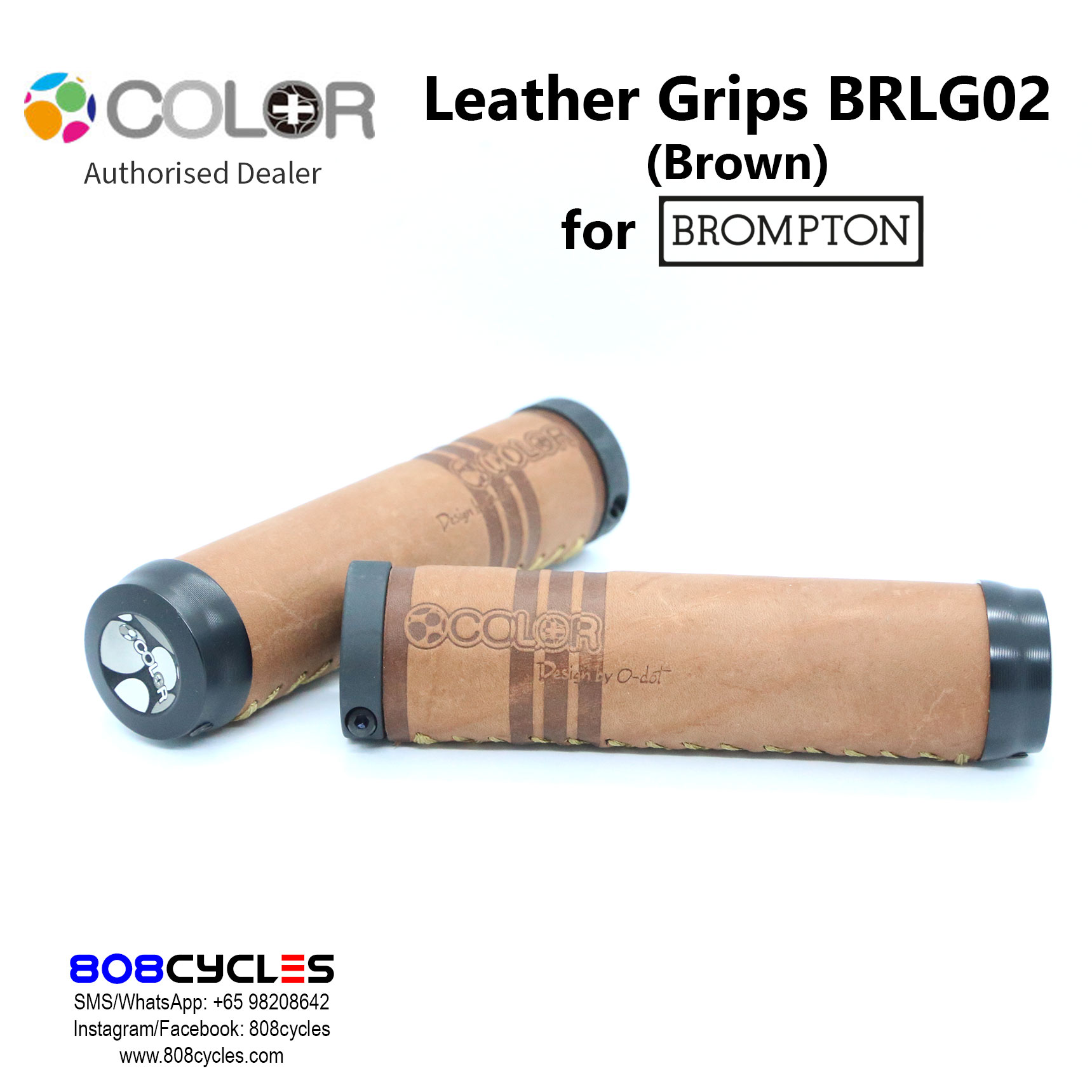 ColorPlus Grips Leather BRLG02 - Brown
