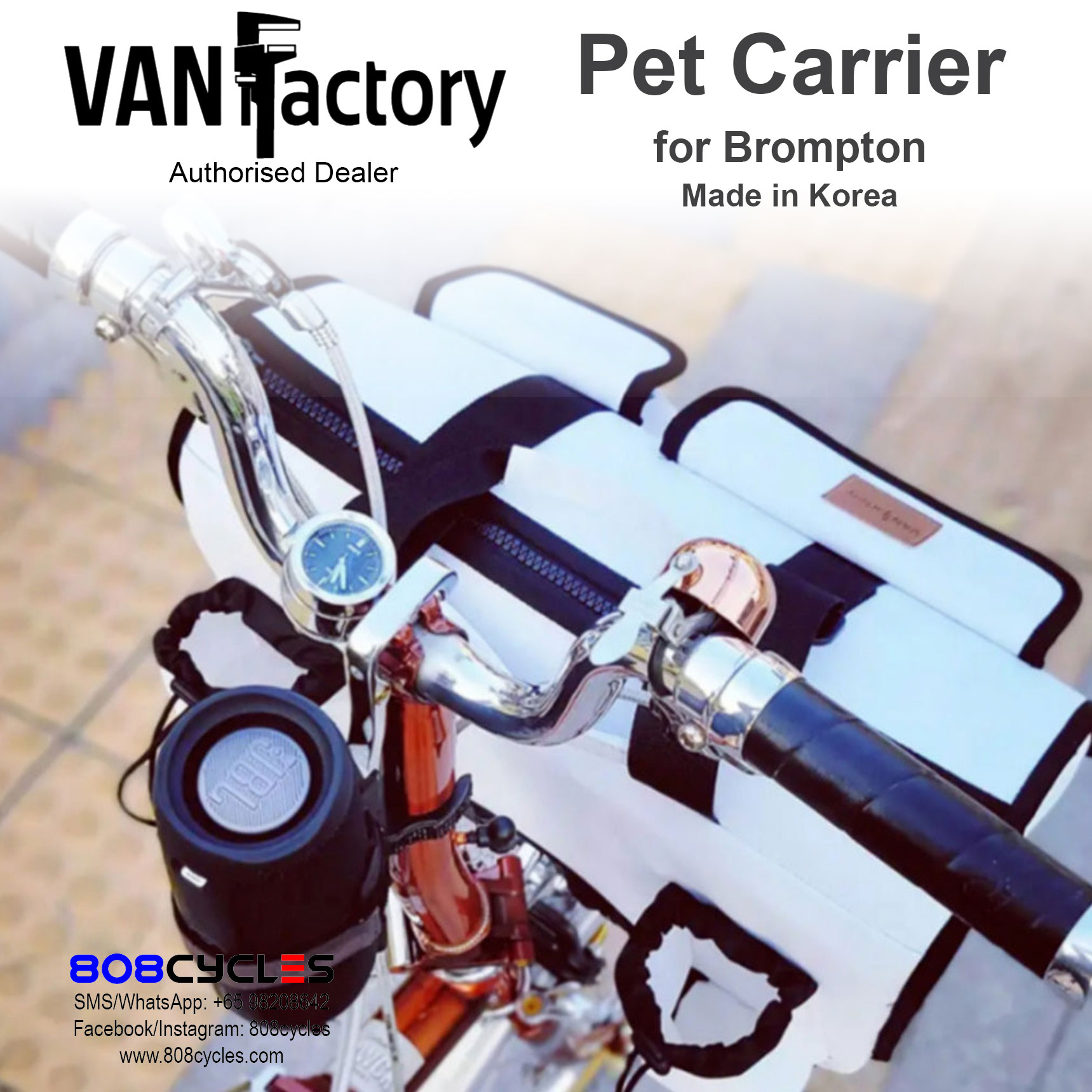VanFactory SoPoong Pet Carrier - White - Image 3