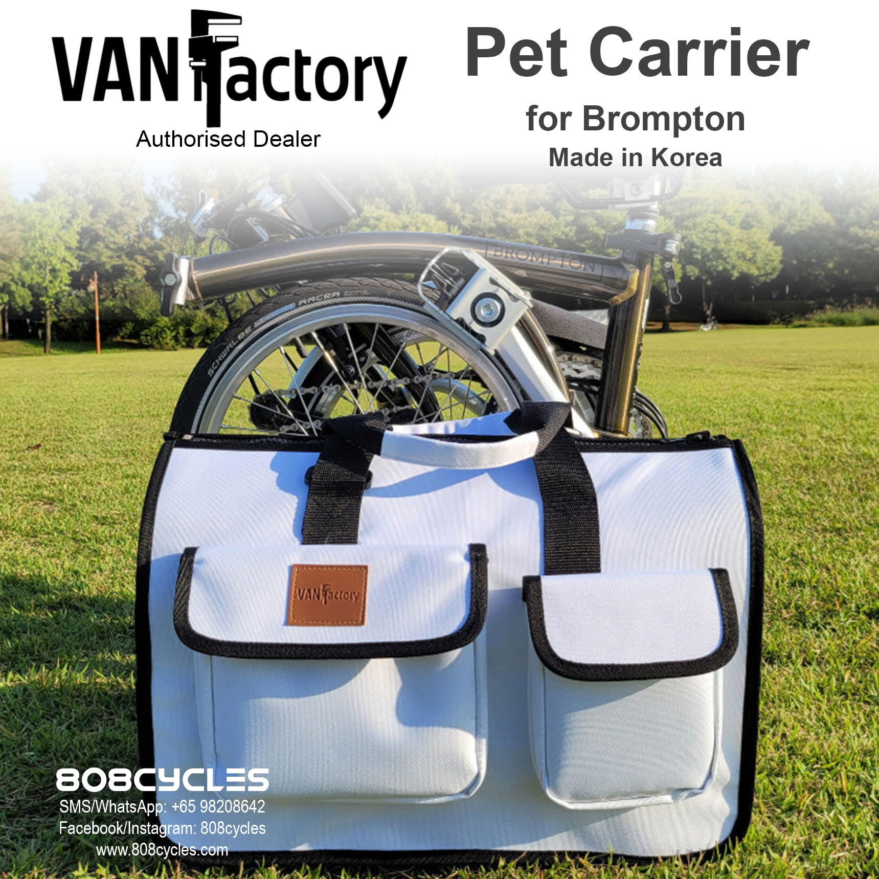 VanFactory SoPoong Pet Carrier - White - Image 4