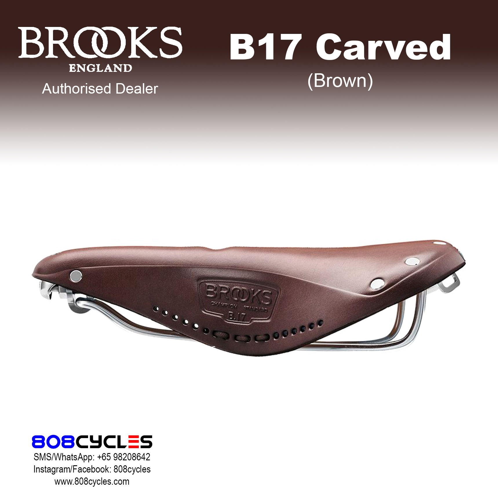Brooks B17 Carved - Image 6