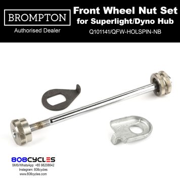 BROMPTON Front Wheel Axle Fittings for Superlight/Hub dynamo