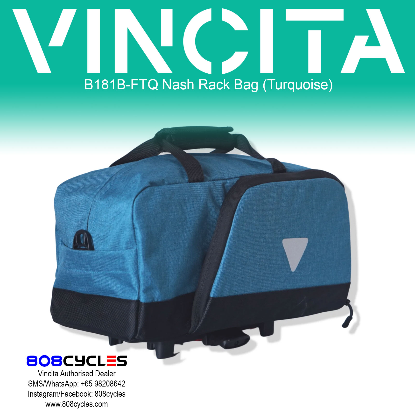 Vincita B181B Nash Rear Rack Bag - Image 16
