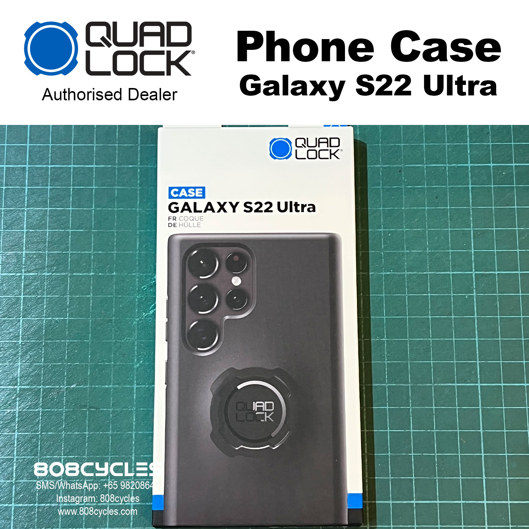 Quad Lock Galaxy S22 Ultra CASE