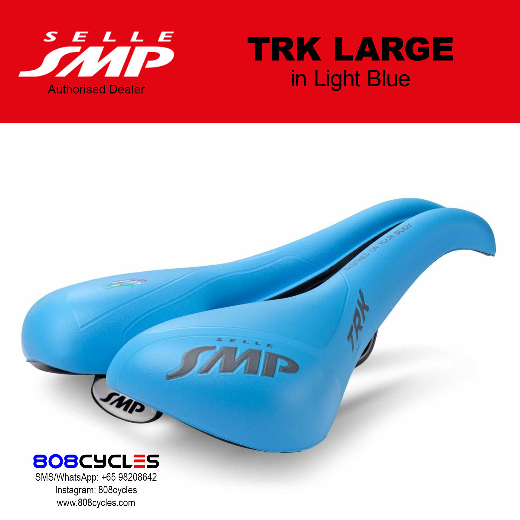 Selle SMP TRK Large LIGHT BLUE