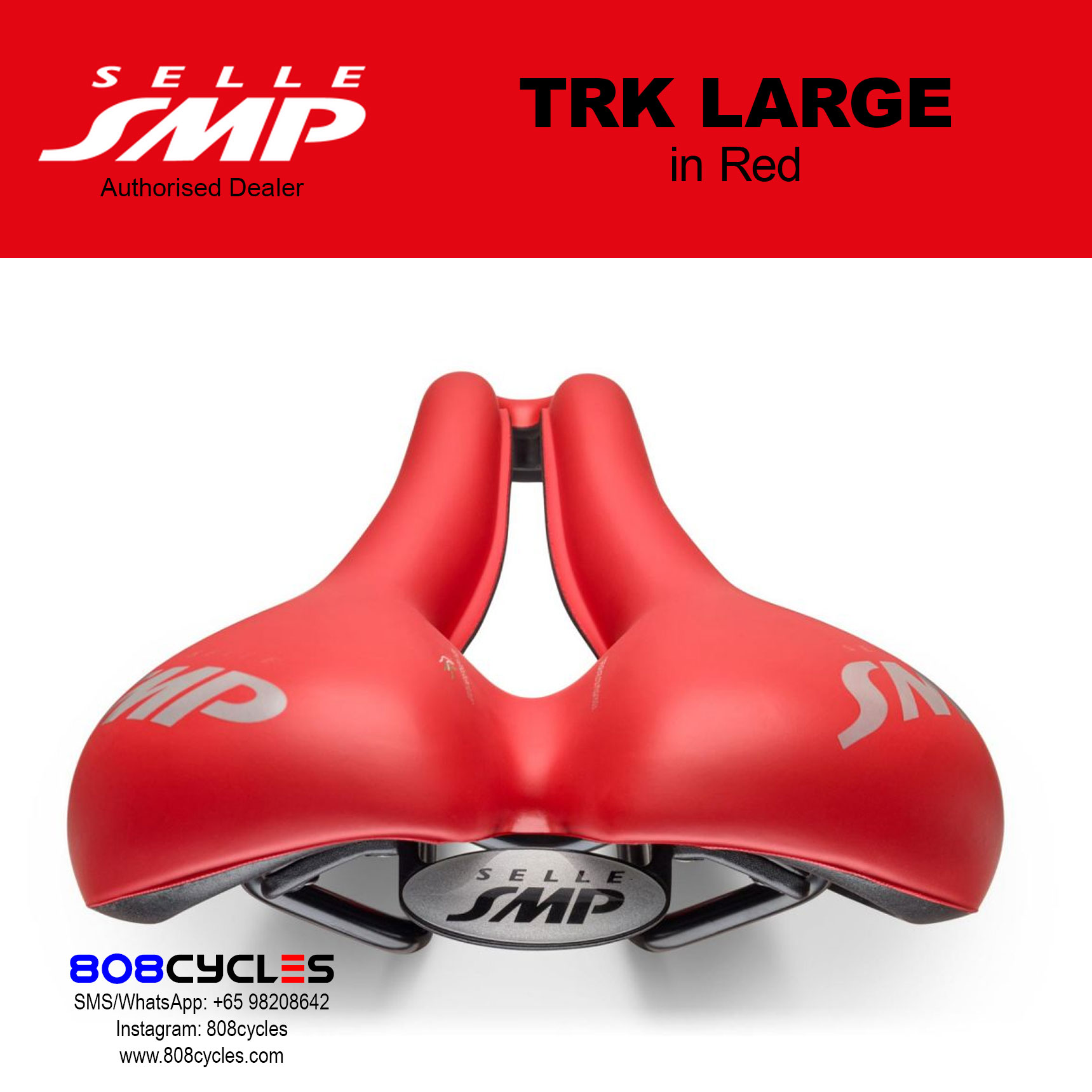 Selle SMP TRK Large RED - Image 3