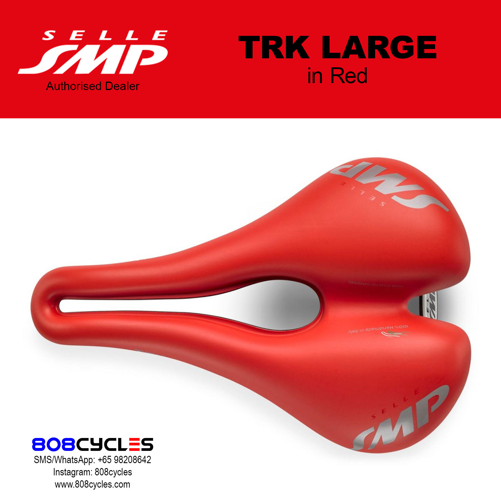 Selle SMP TRK Large RED - Image 4
