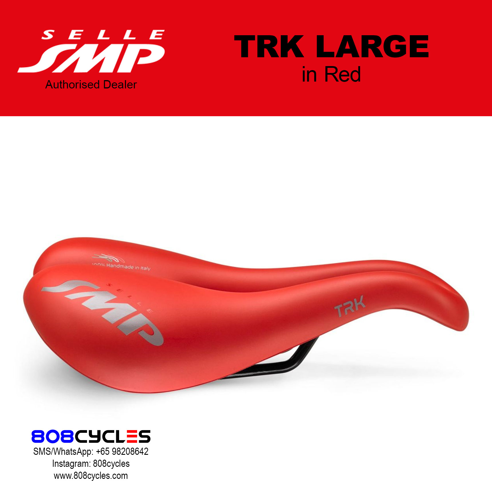 Selle SMP TRK Large RED - Image 5