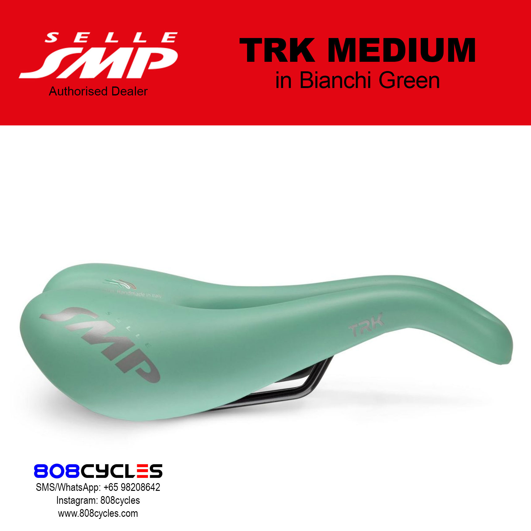 Selle SMP TRK Medium BIANCHI GREEN - Image 5