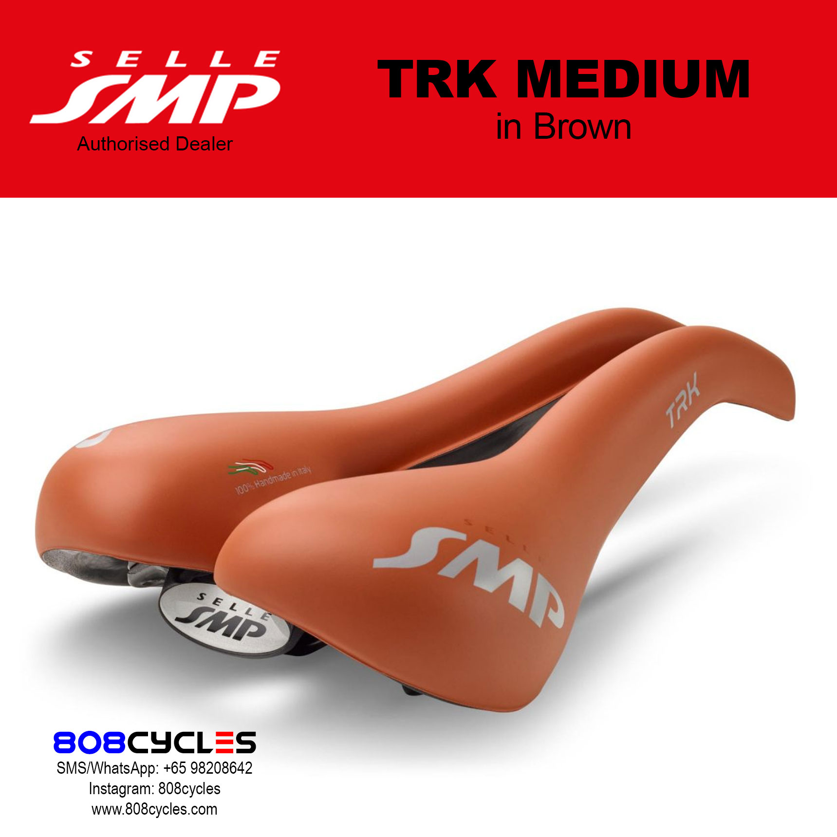 SMP TRK Medium ブラウンサドル 楽天市場】○SELLE SMP(セラ エスエムピー) TRK MEDIUM (ティー
