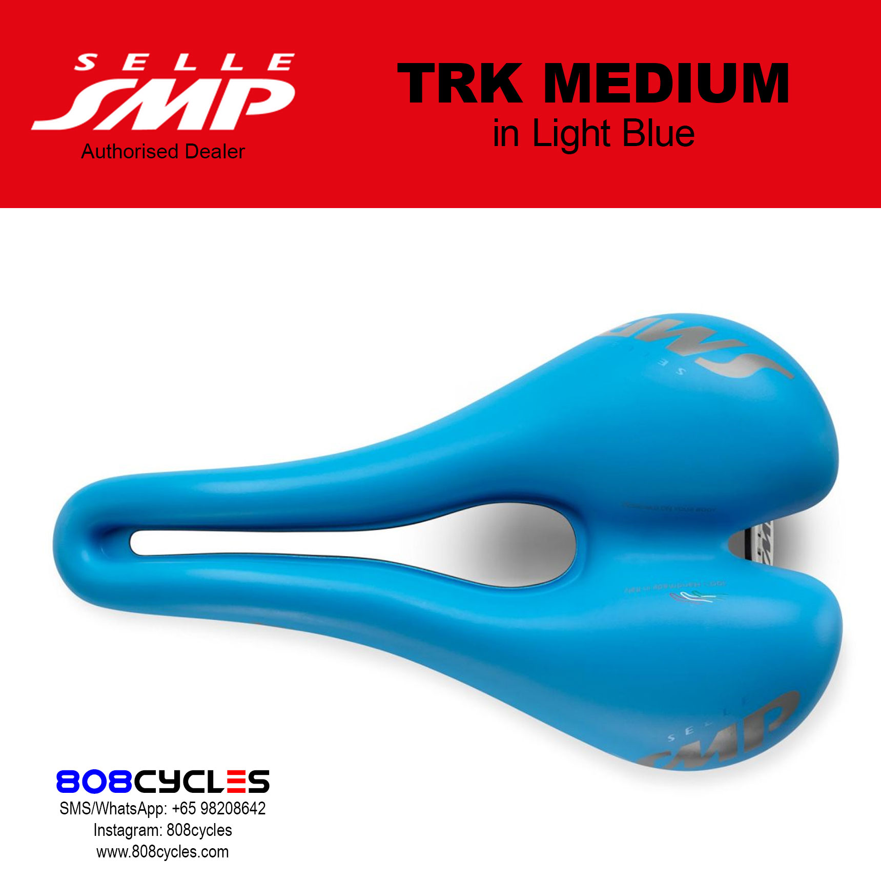 Selle SMP TRK Medium LIGHT BLUE - Image 4