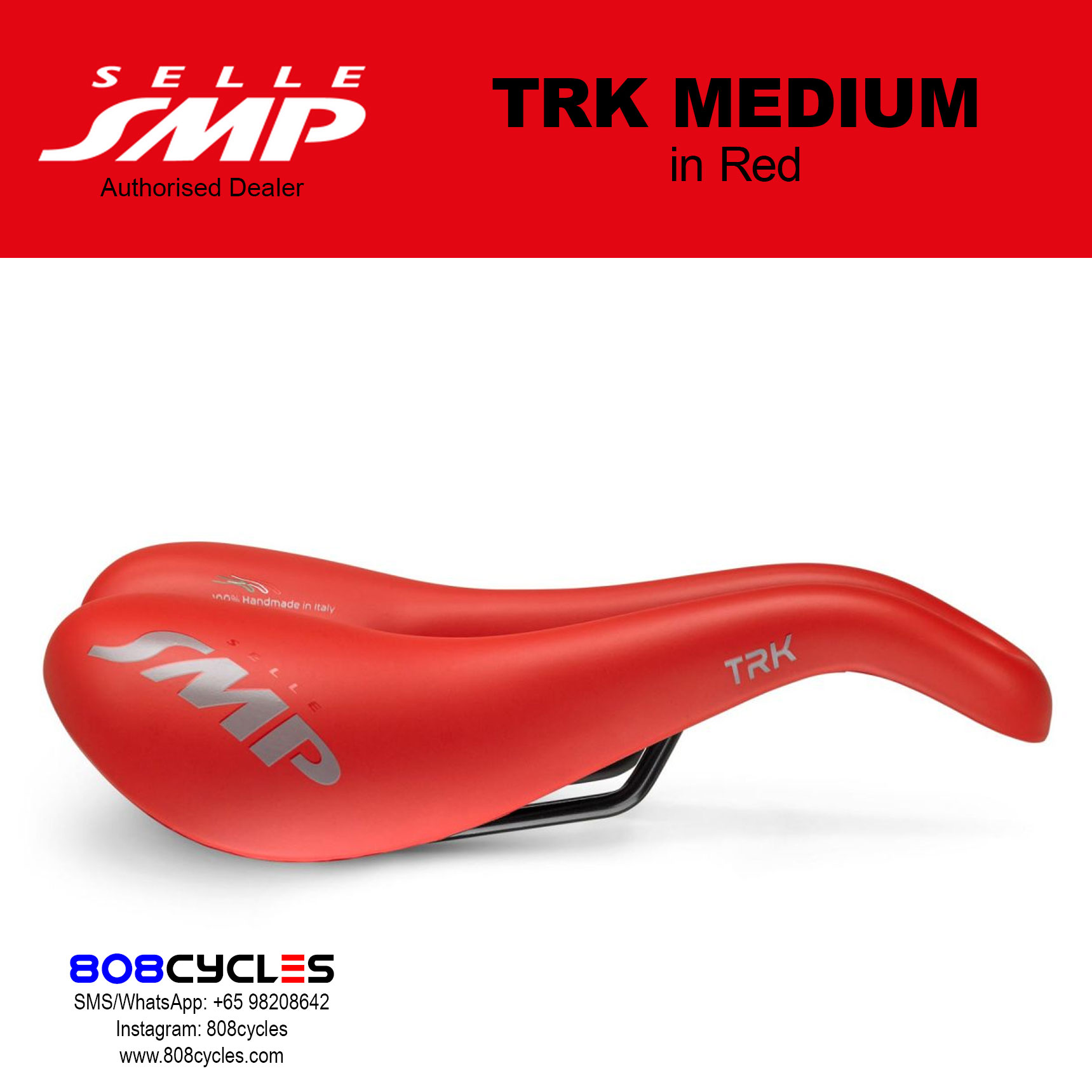 Selle SMP TRK Medium RED - Image 5
