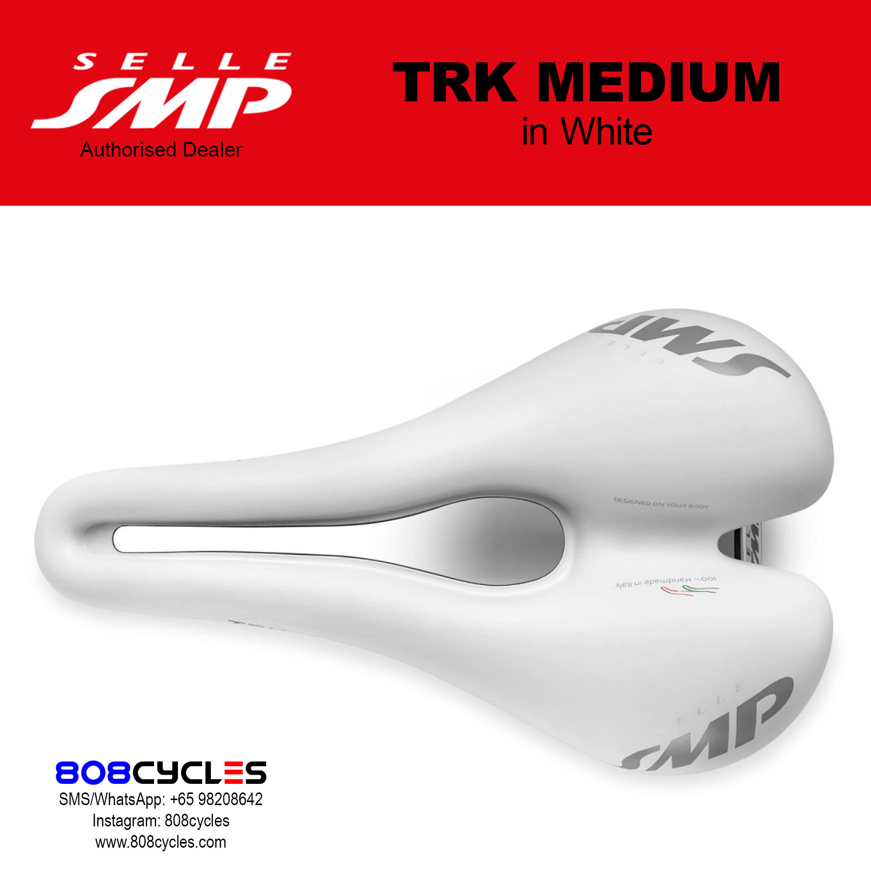 Selle SMP TRK Medium WHITE - Image 4
