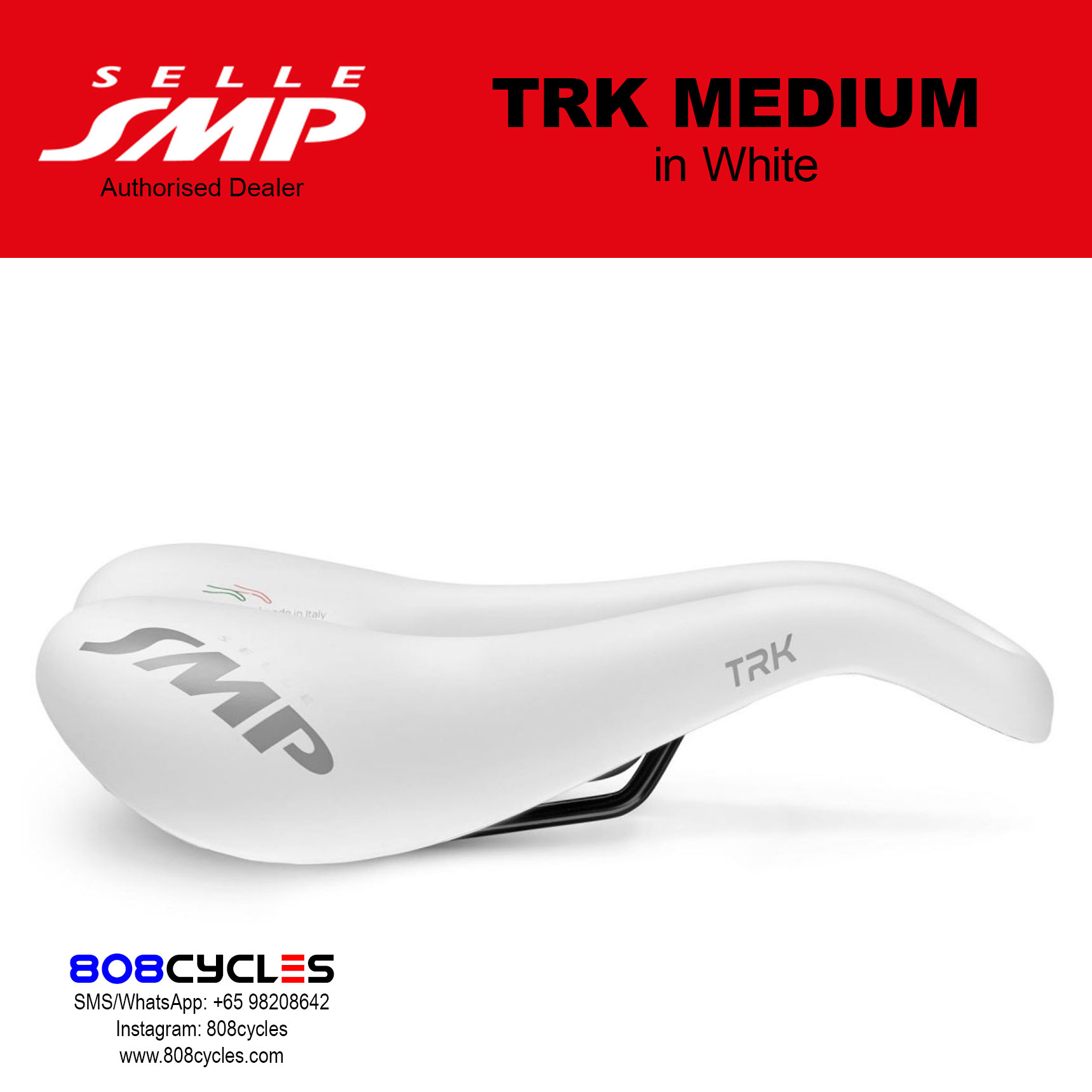 Selle SMP TRK Medium WHITE - Image 5