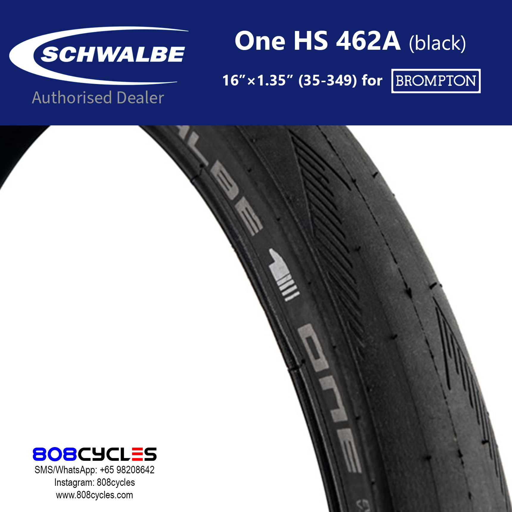 Schwalbe One HS 462A (black, foldable) - Image 2