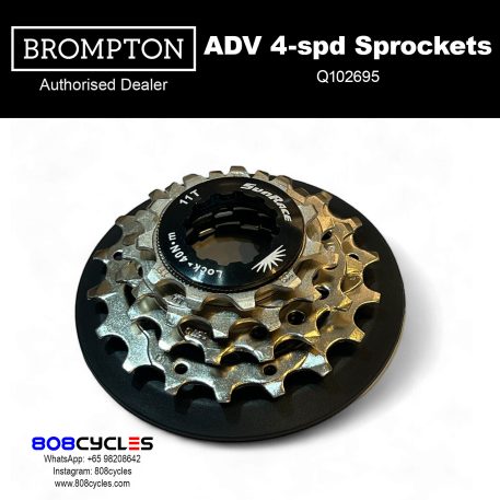 BROMPTON Advance 4-Speed Sprocket Set Q102695 – 808 Cycles