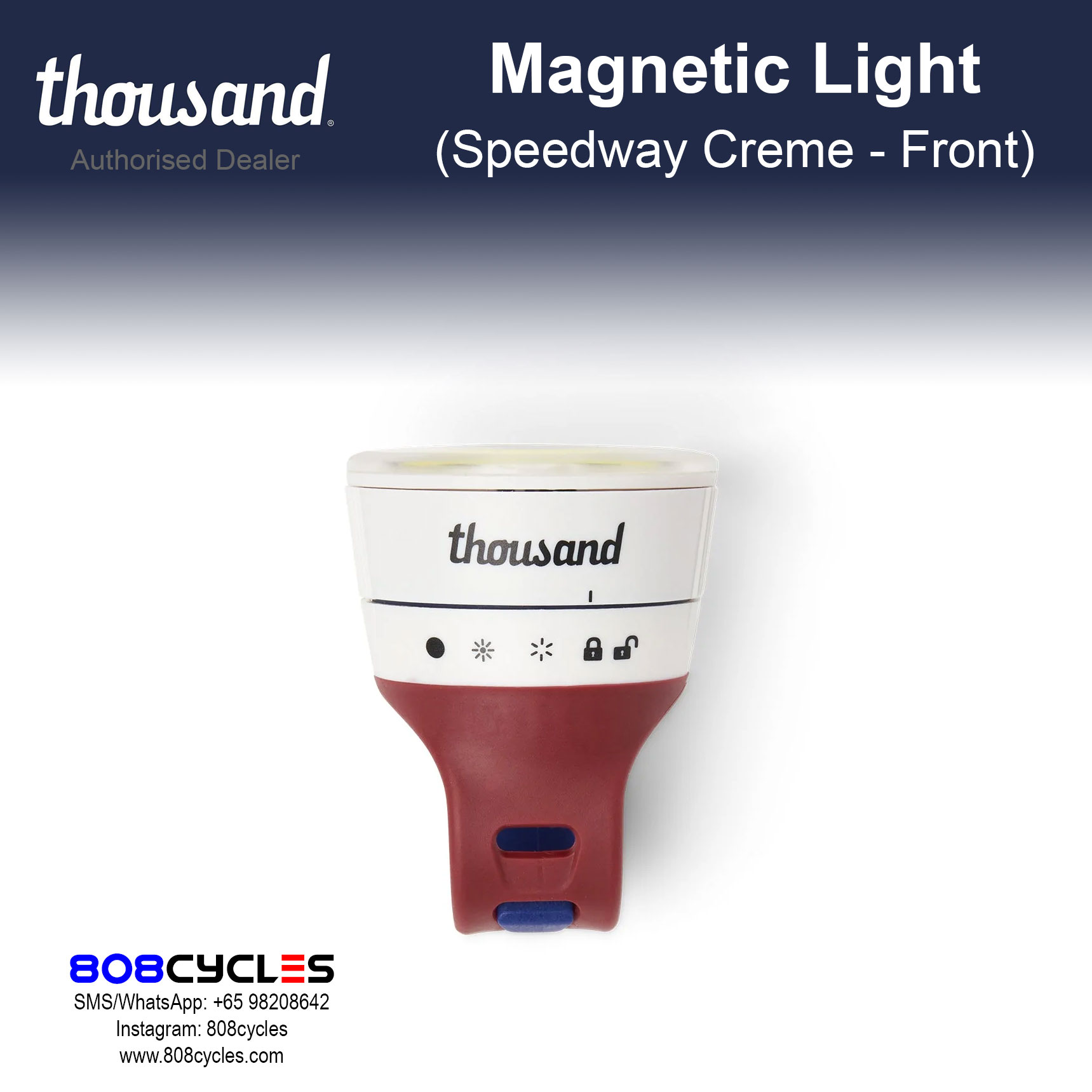 Thousand Traveler Magnetic Light - Speedway Creme - Image 10