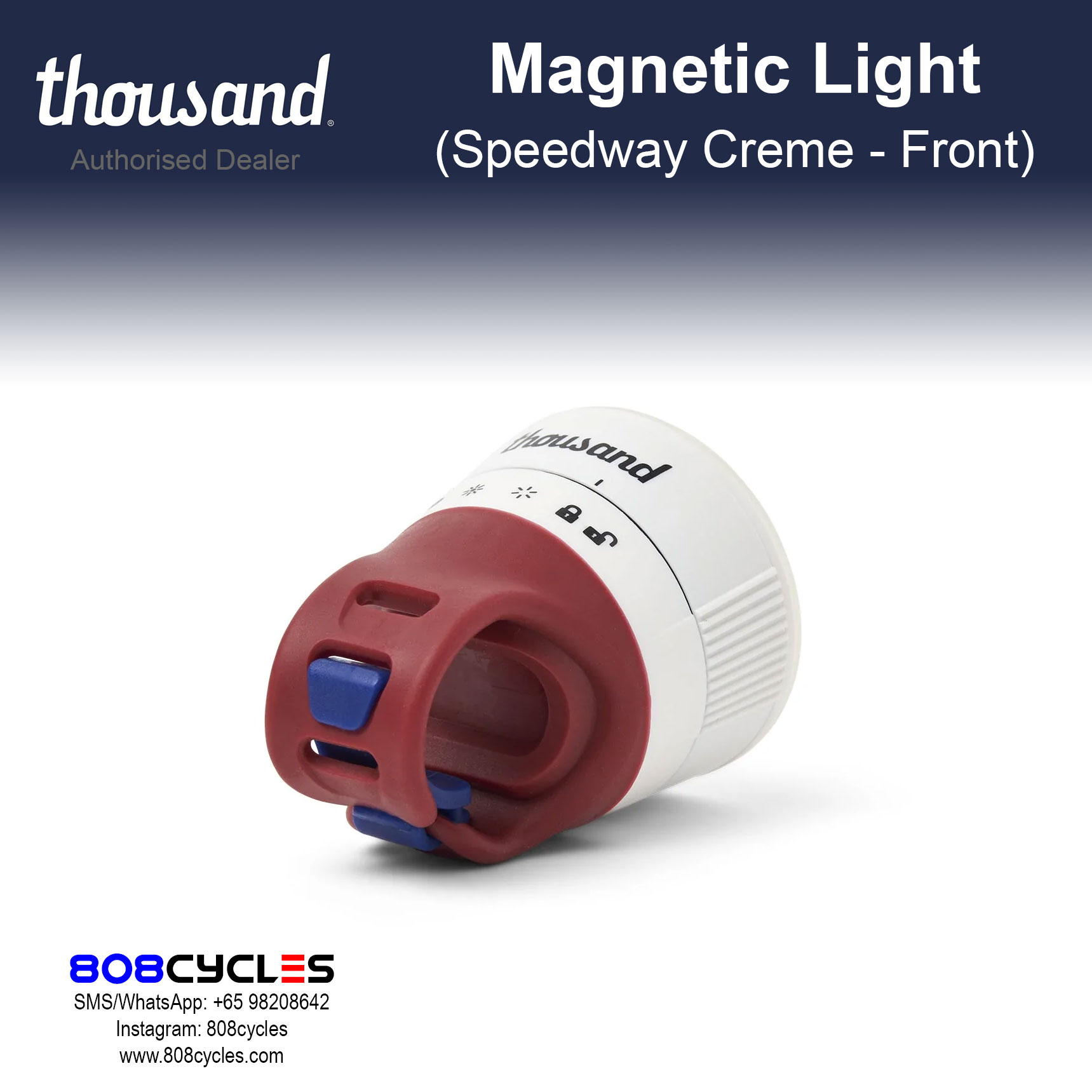 Thousand Traveler Magnetic Light - Speedway Creme - Image 11
