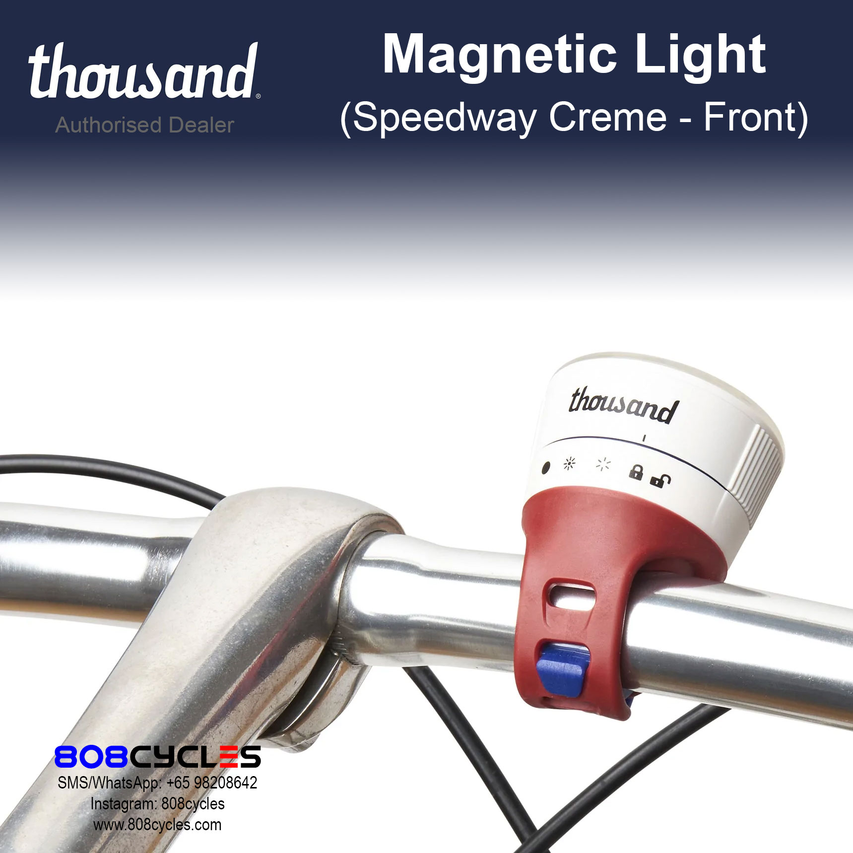 Thousand Traveler Magnetic Light - Speedway Creme - Image 13