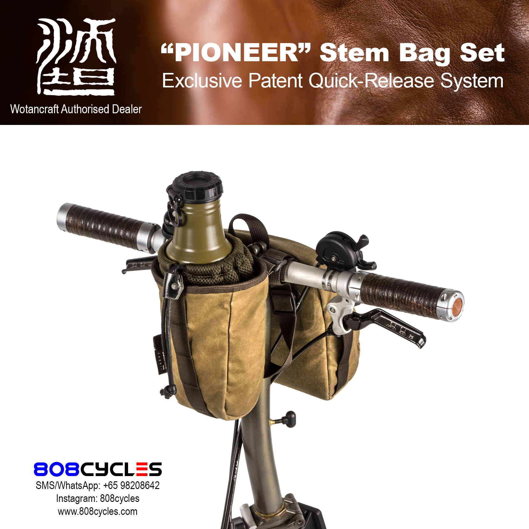 Wotancraft "Pioneer" Stem Bag Set - Image 3