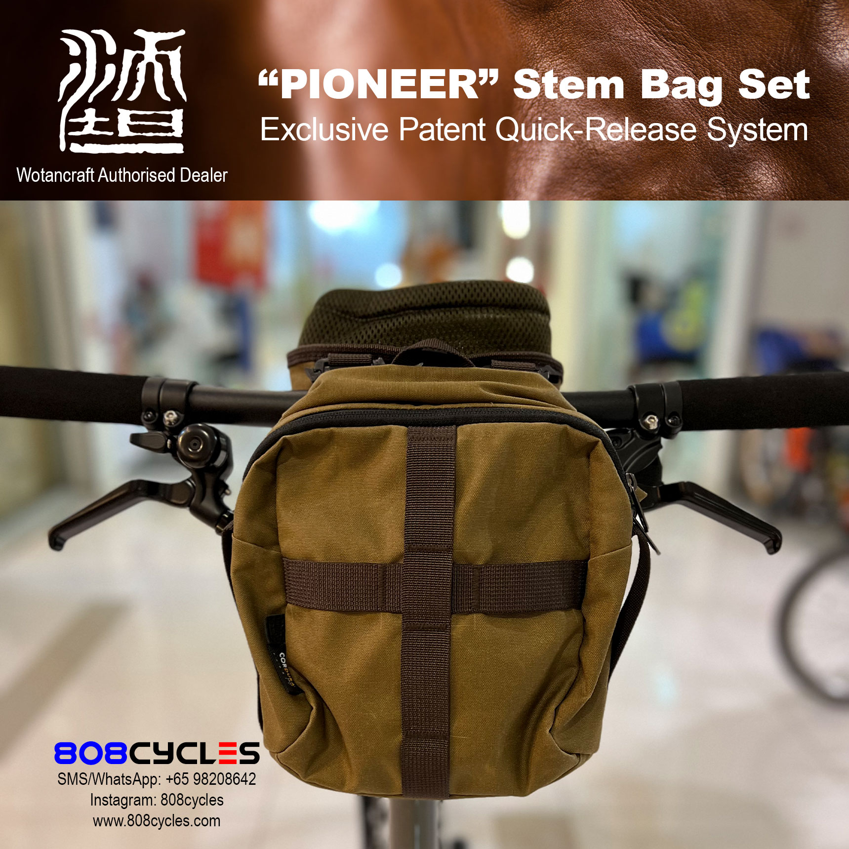 Wotancraft "Pioneer" Stem Bag Set - Image 4