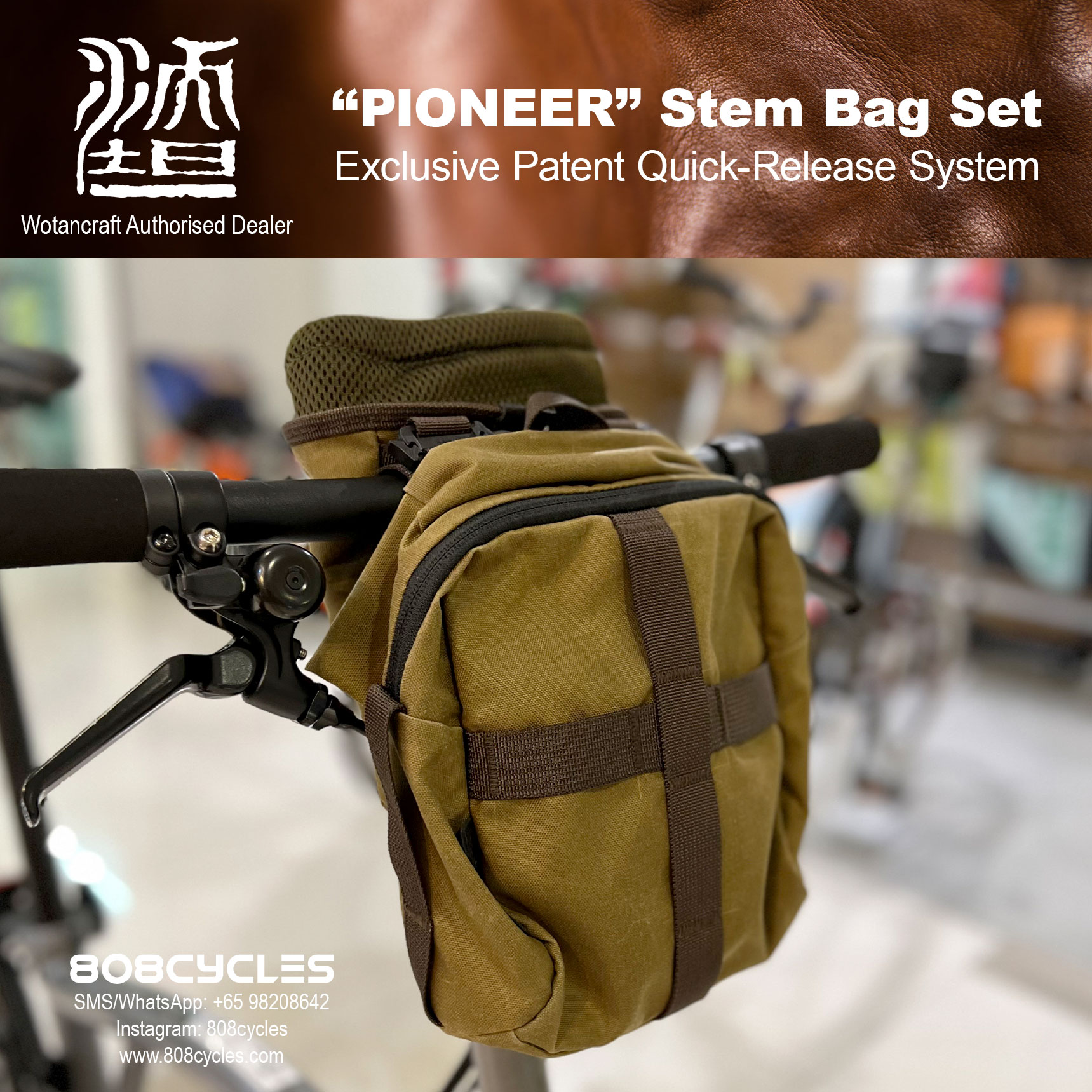 Wotancraft "Pioneer" Stem Bag Set - Image 5