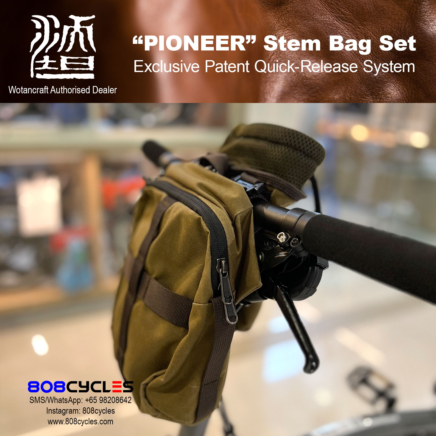 Wotancraft "Pioneer" Stem Bag Set - Image 6
