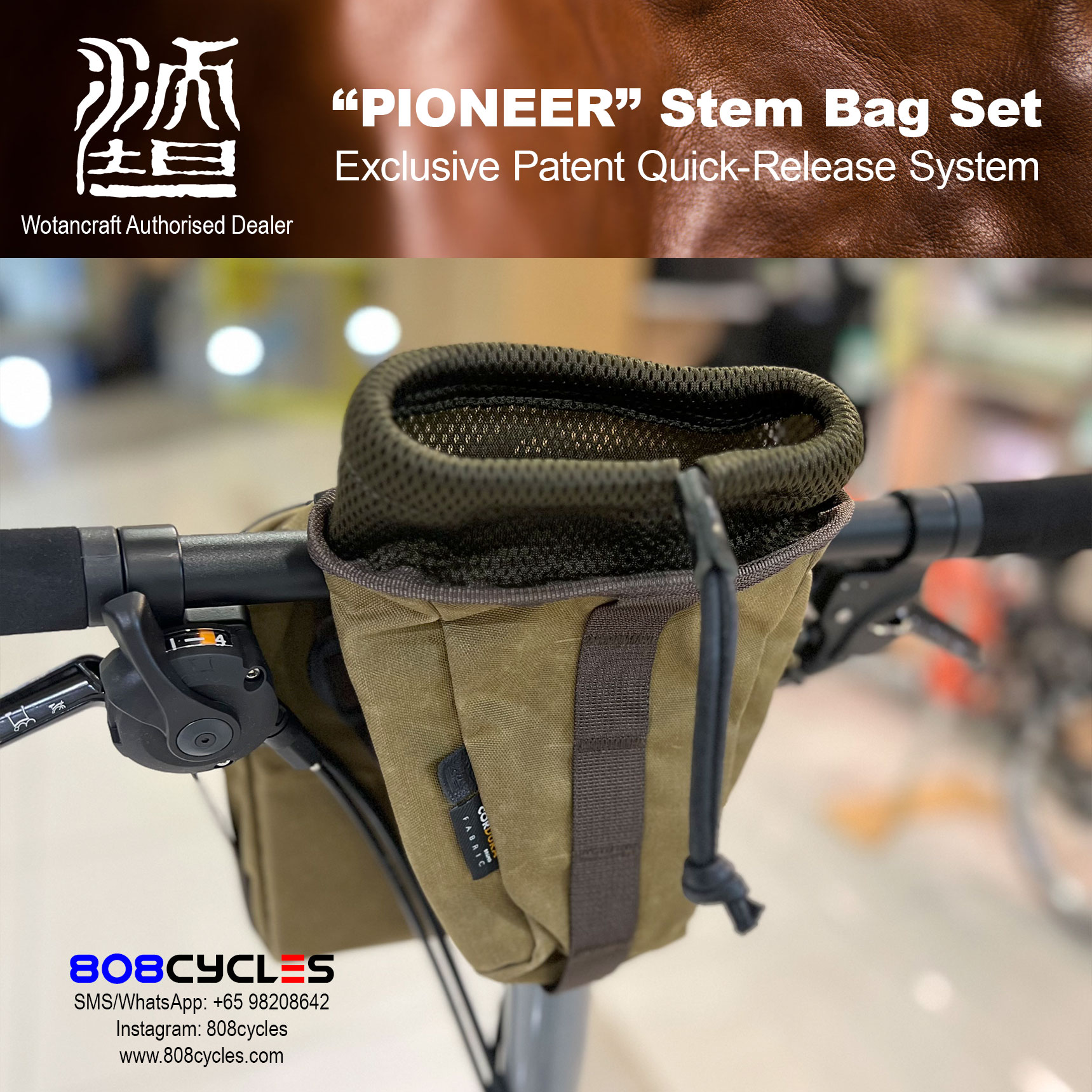 Wotancraft "Pioneer" Stem Bag Set - Image 7