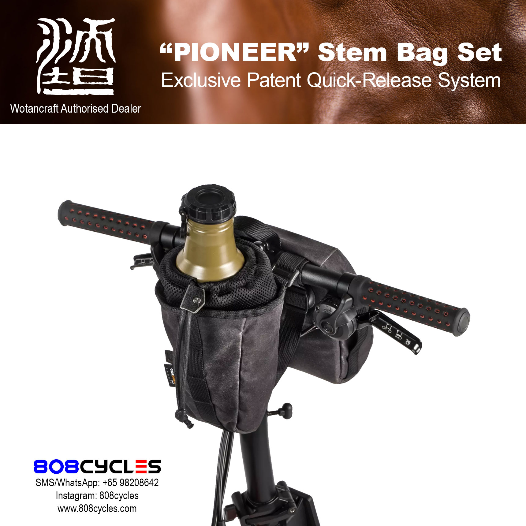 Wotancraft "Pioneer" Stem Bag Set - Image 9