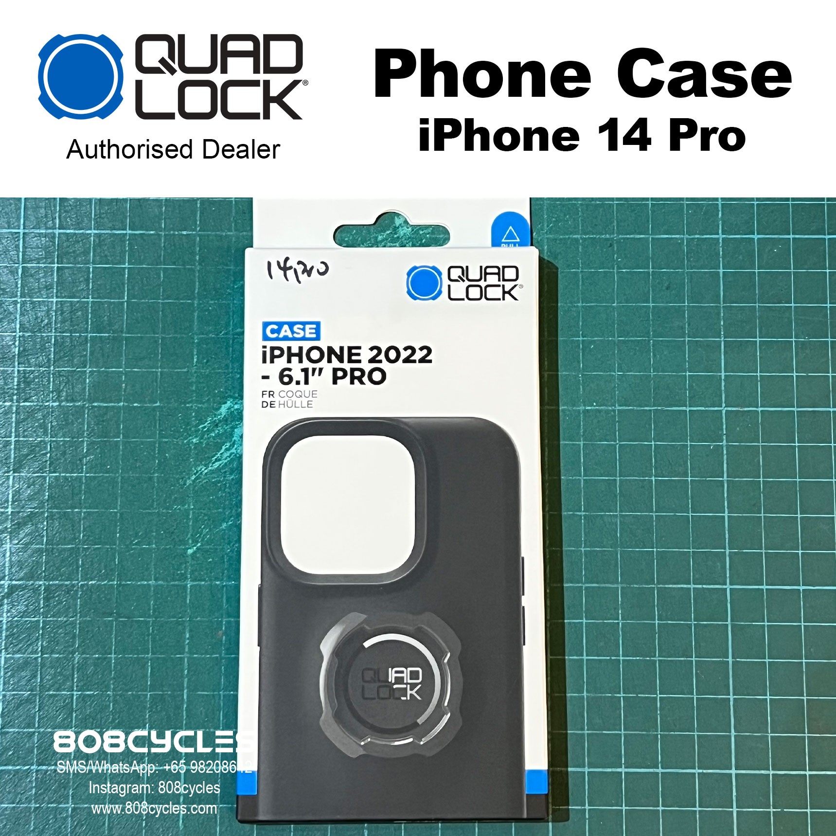 Quad Lock iPHONE 14 Pro CASE