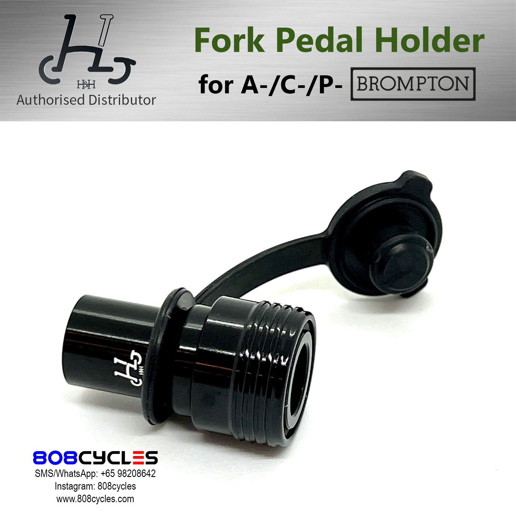 H&H Pedal Holder on Fork