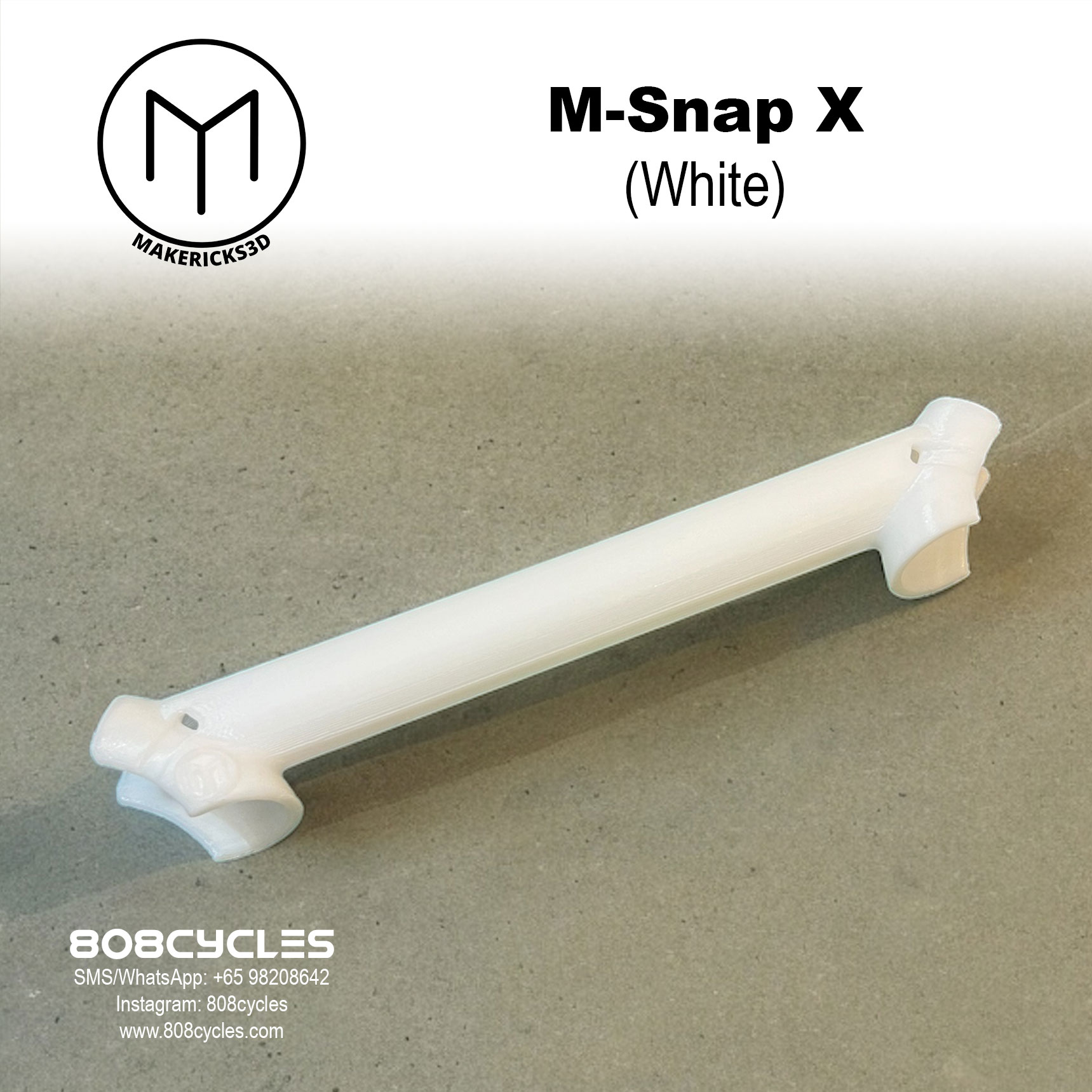 Makericks3D M-Snap X (White)