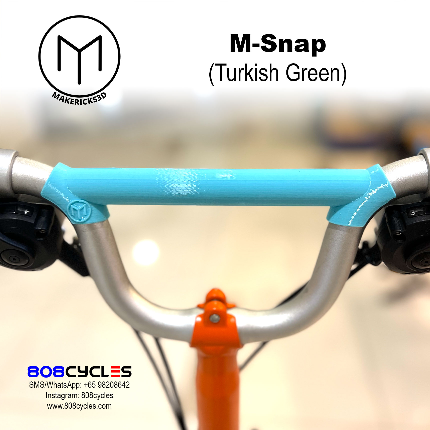 Makericks3D M-Snap (Turkish Green) - Image 3
