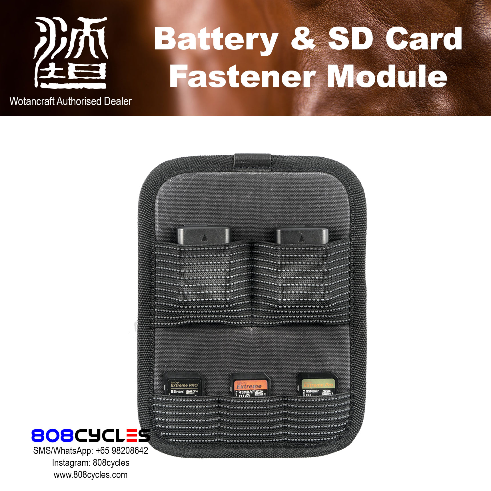 Wotancraft Add-on Module - Battery & SD Card Fastener
