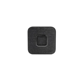 Peak Design Universal Adapter in Charcoal, front view on white background