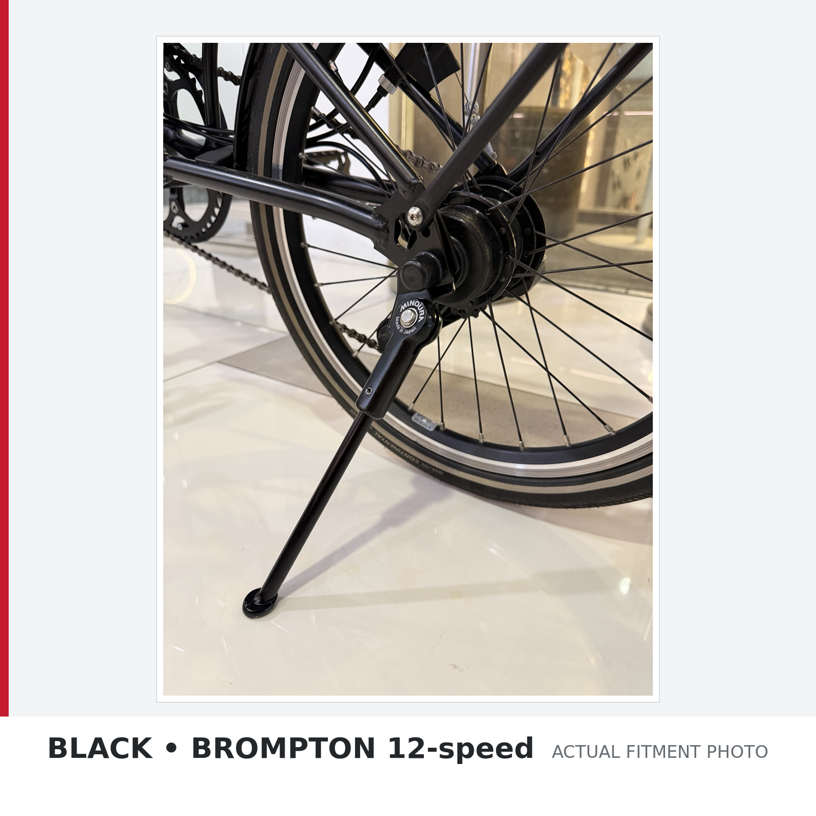 Minoura SL-MV3 Kickstand for Brompton A/C/P/T Lines - Image 5