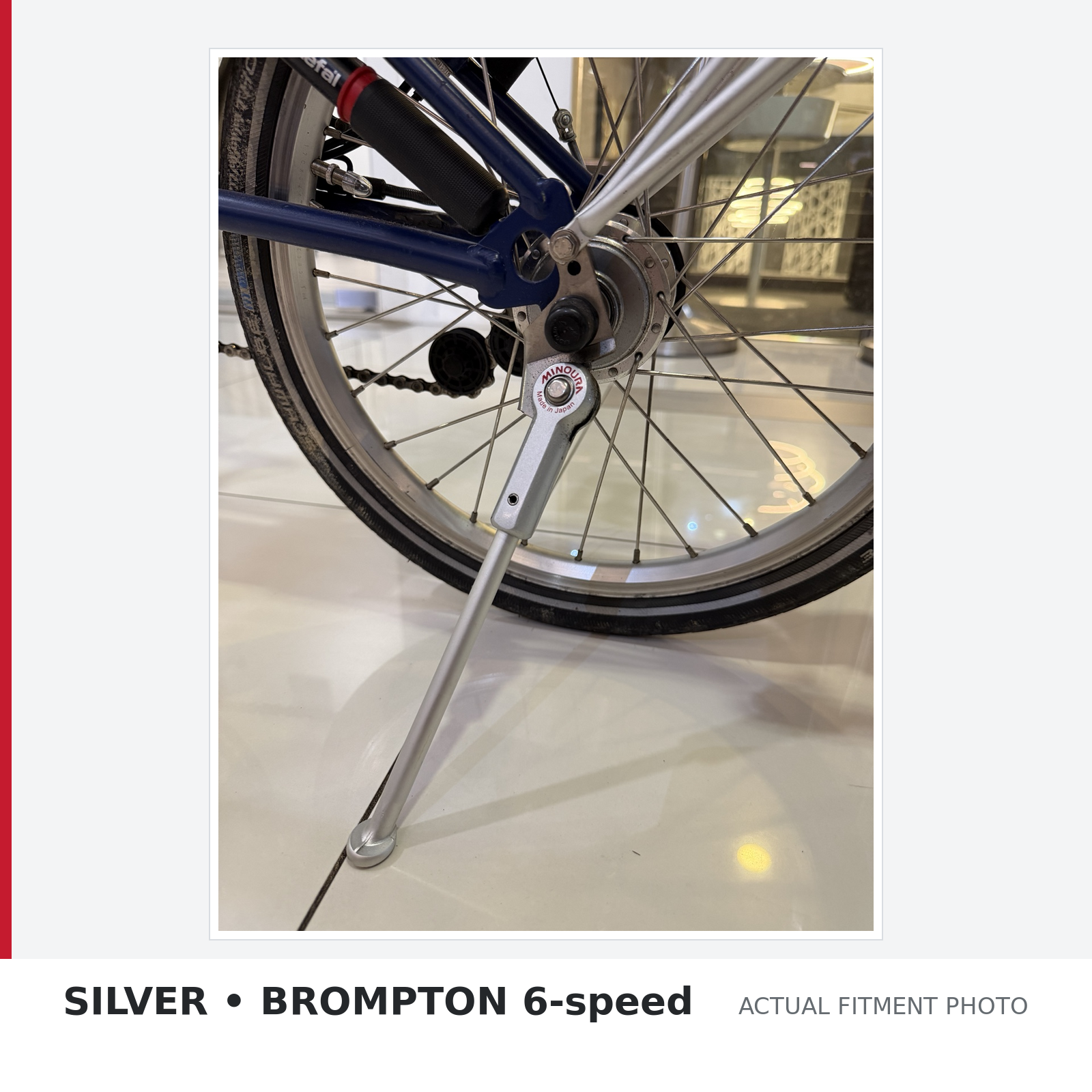 Minoura SL-MV3 Kickstand for Brompton A/C/P/T Lines - Image 6