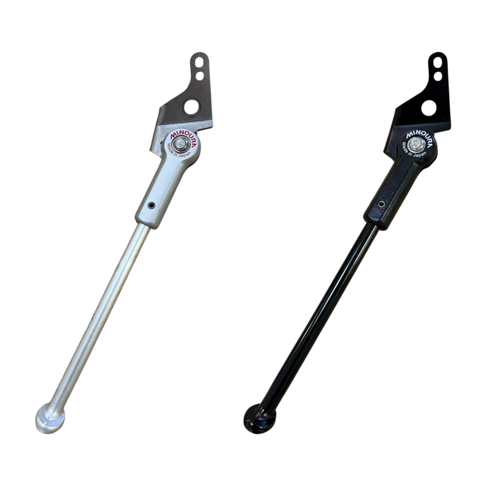 Minoura SL-MV3 kickstand for Brompton in Silver and Black