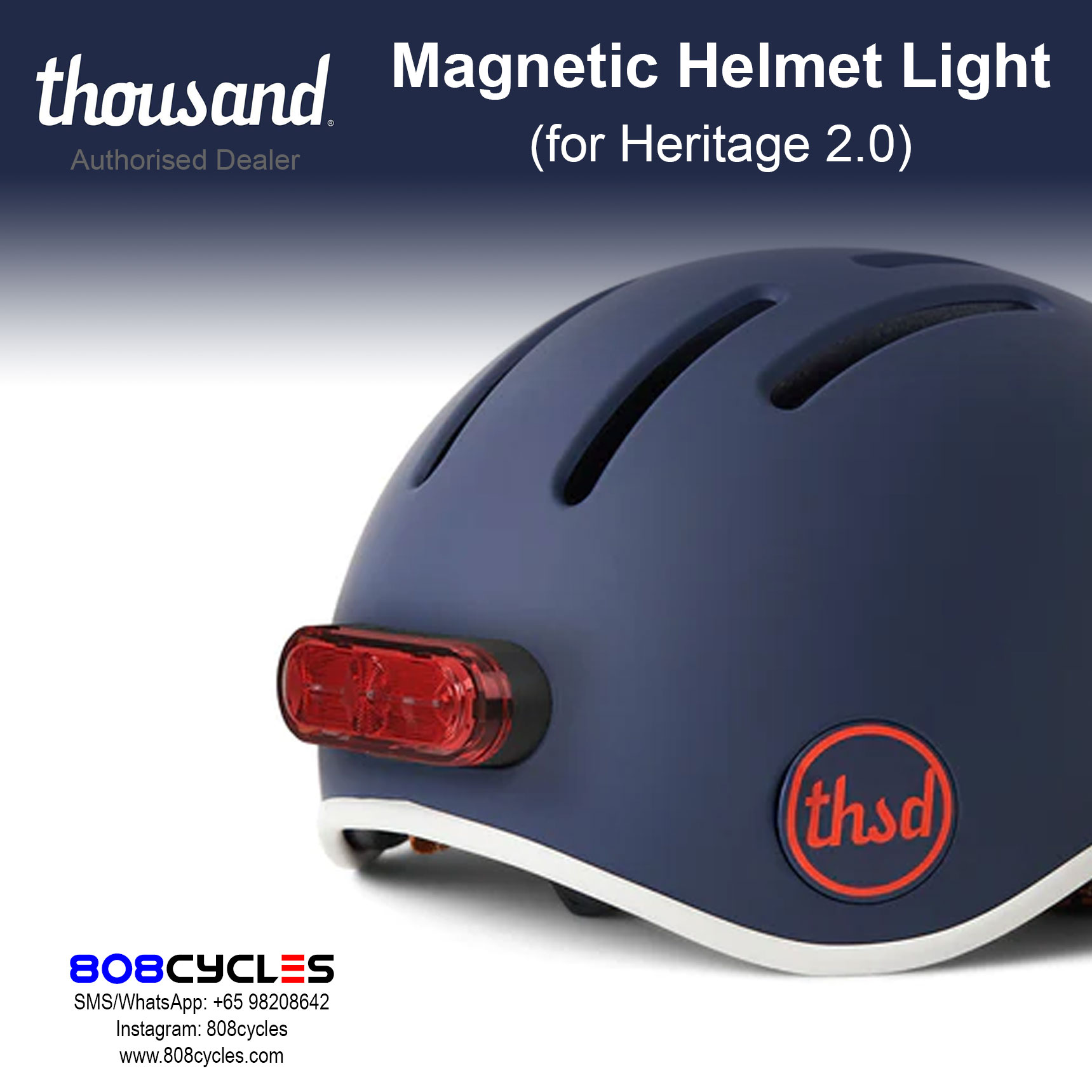 Thousand Magnetic Helmet Light - Image 3