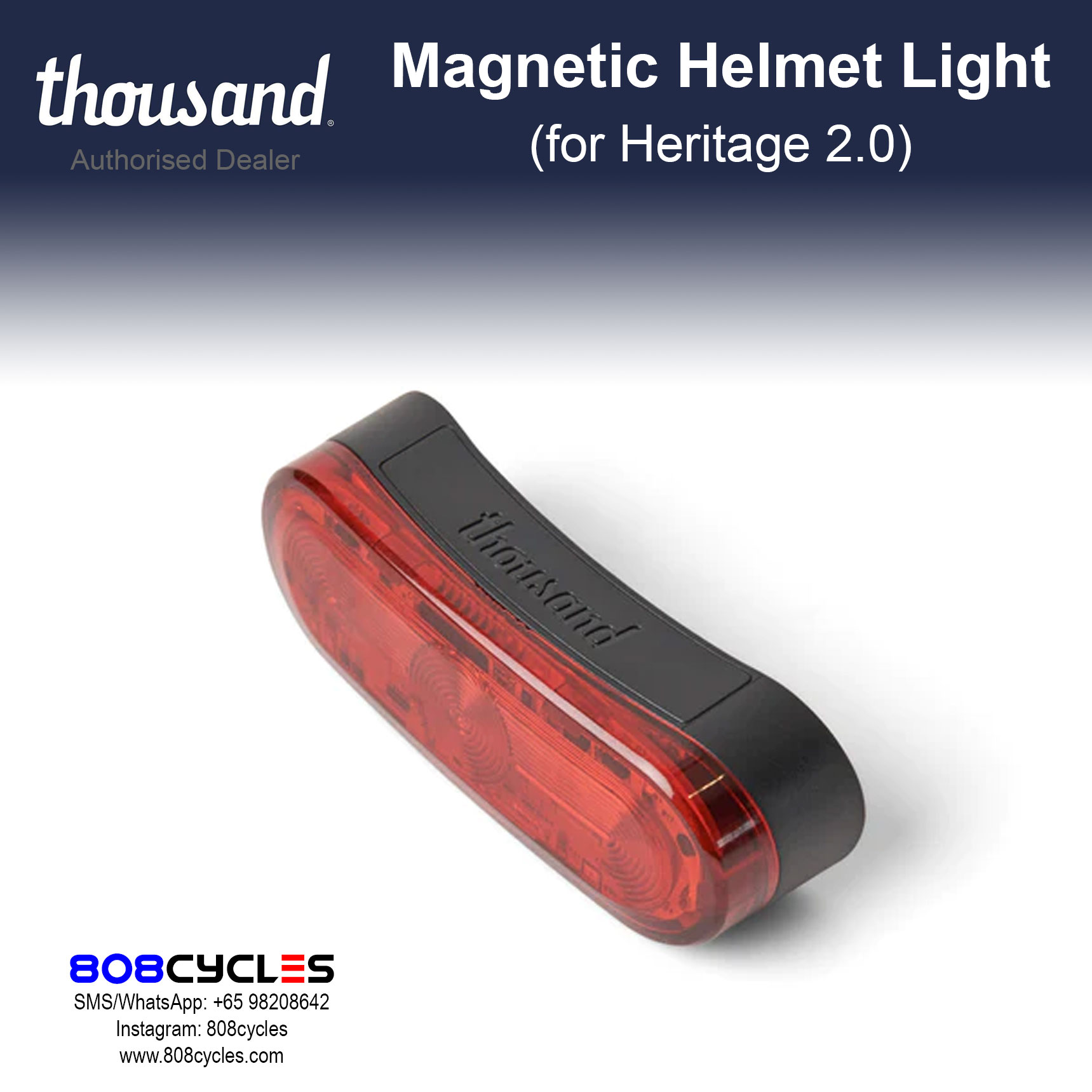 Thousand Magnetic Helmet Light - Image 4