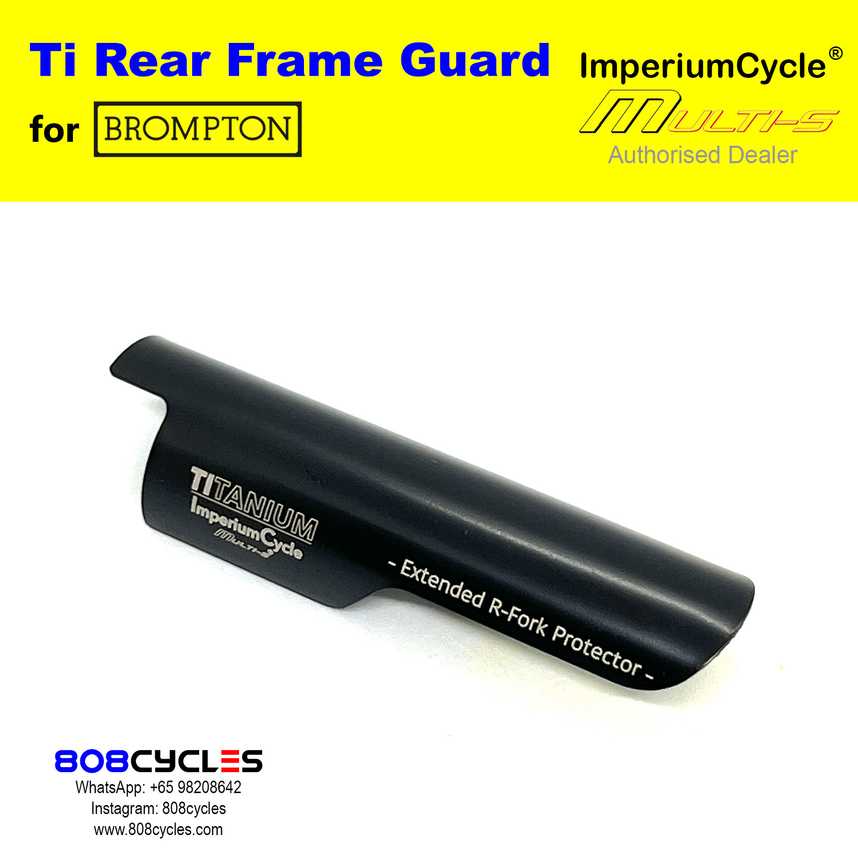 Multi-S Ti Extended Rear Frame Guard