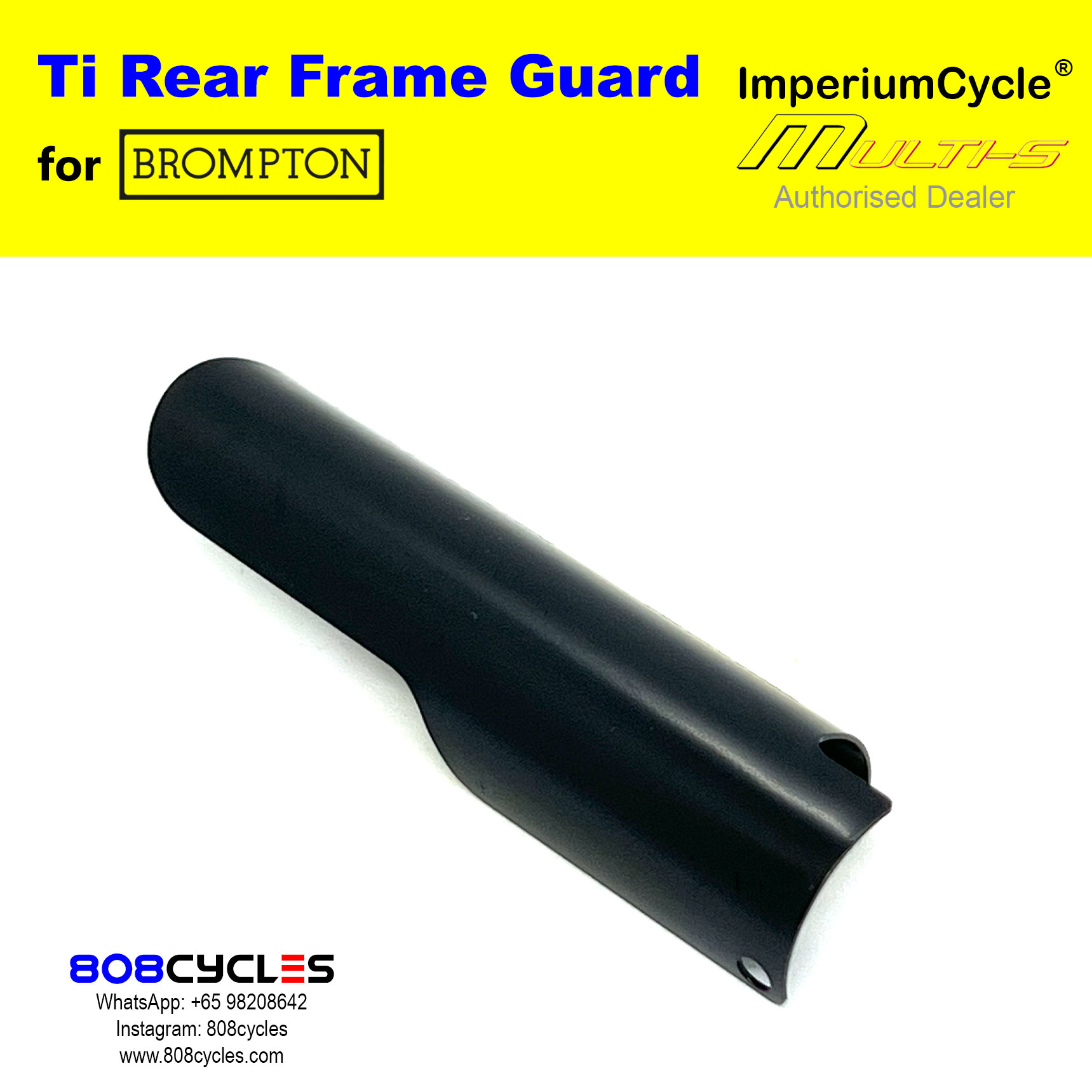 Multi-S Ti Extended Rear Frame Guard - Image 3