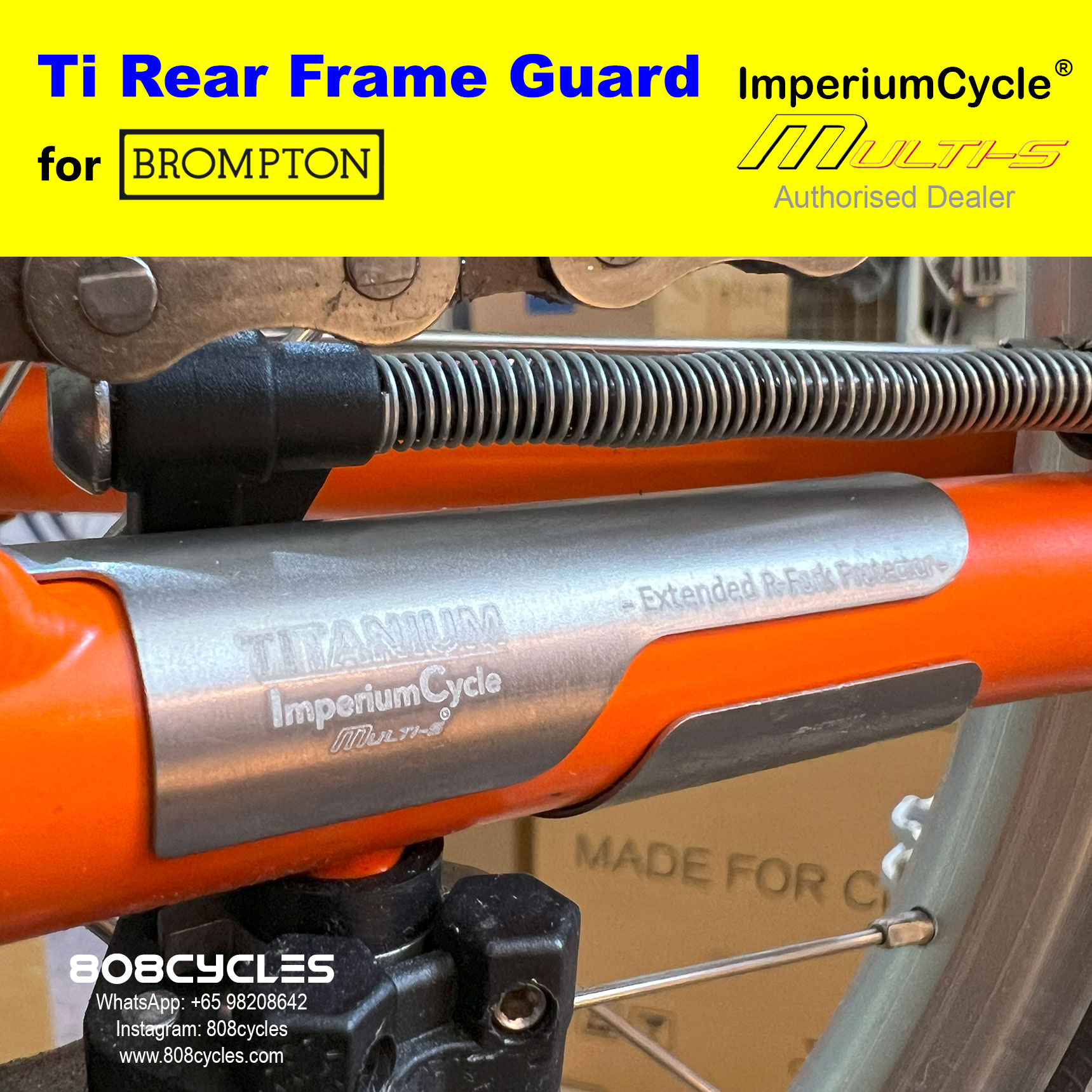 Multi-S Ti Extended Rear Frame Guard - Image 6