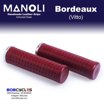 Manoli Leather Grips - Vitto Bordeaux